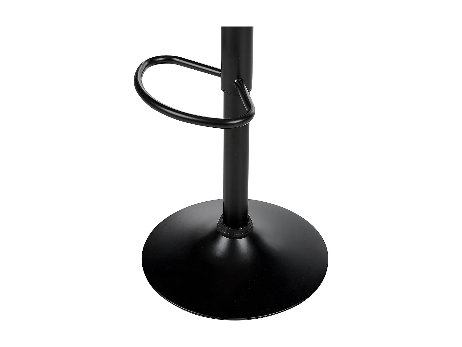 Barhocker 2er Set Kunstleder grün Metallgestell Fußstütze schwarz Lucerne II