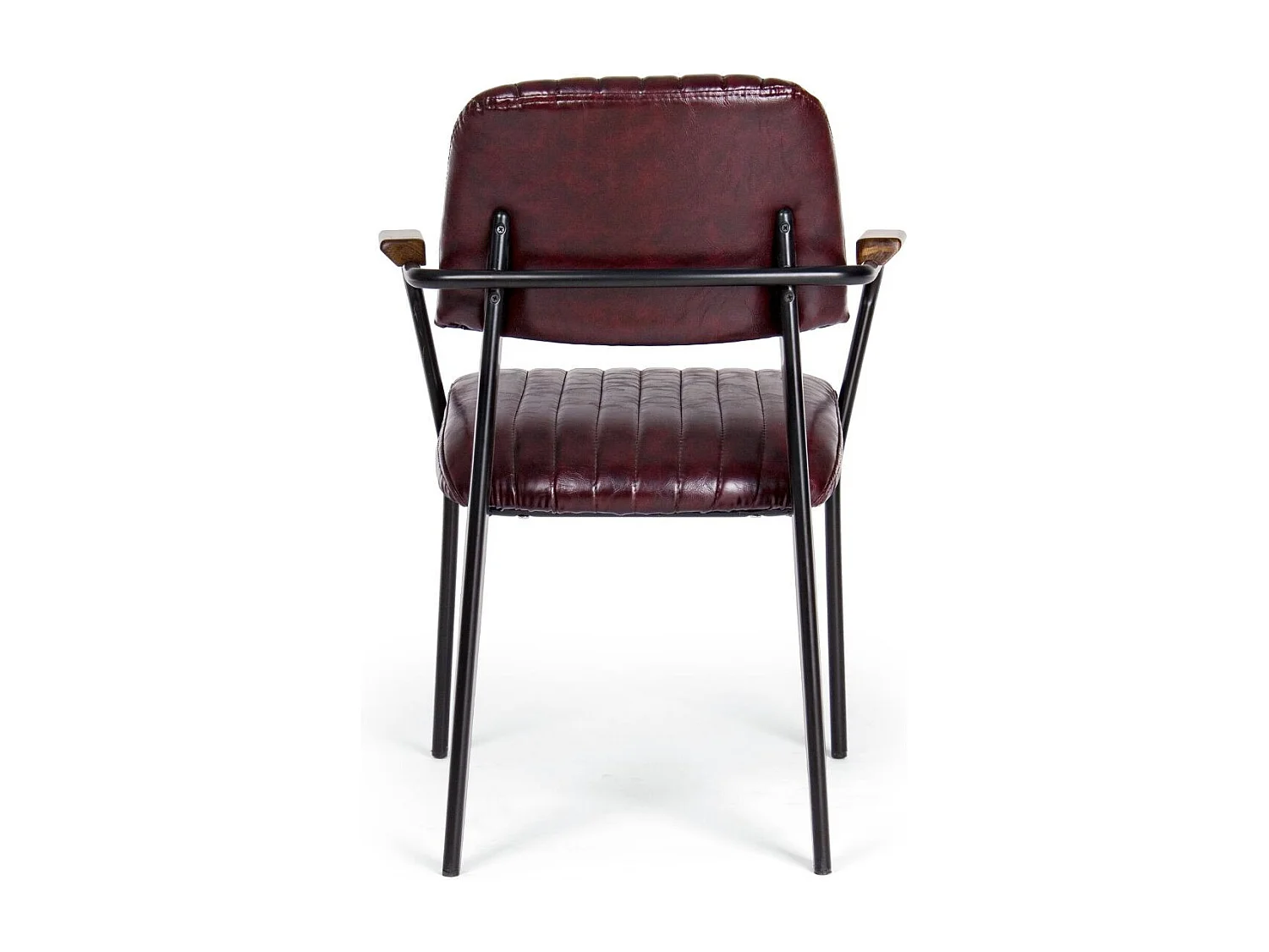 Fauteuil simili et métal Vintage (lot de 2) - CLARK