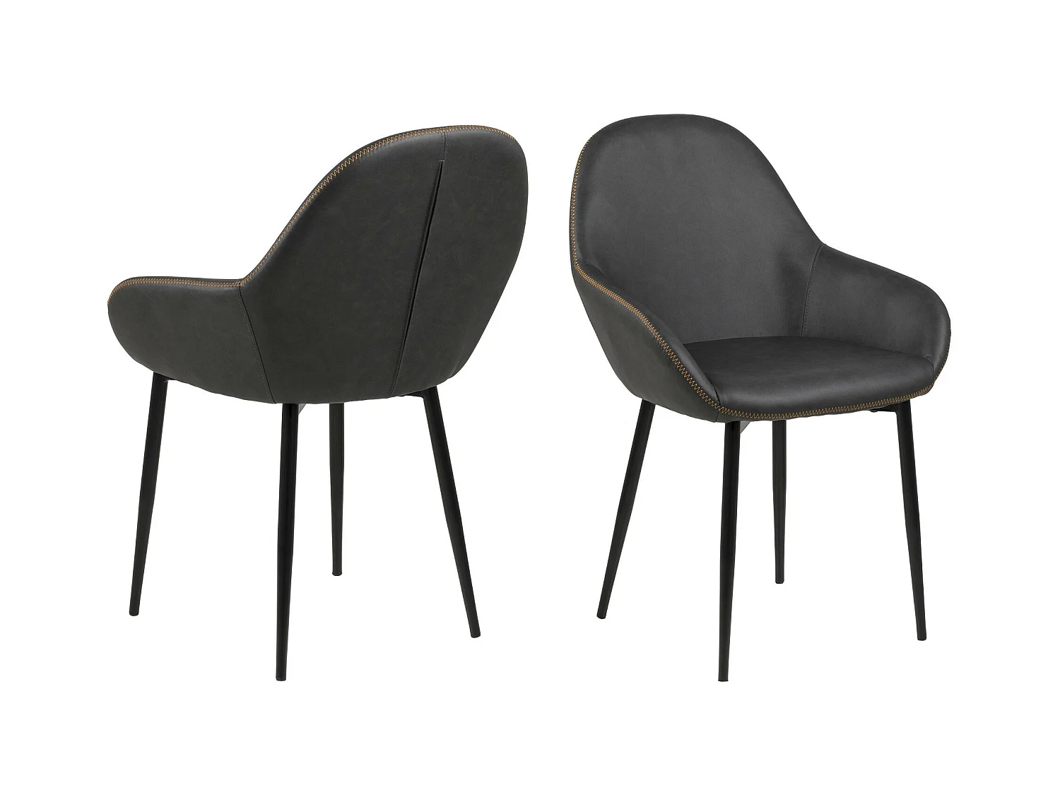 Fauteuils simili (lot de 2) - GLADIS