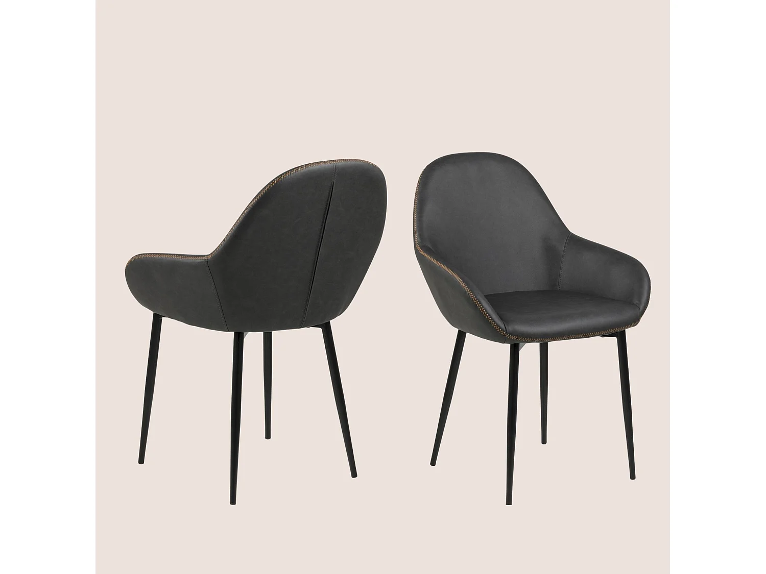 Fauteuils simili (lot de 2) - GLADIS