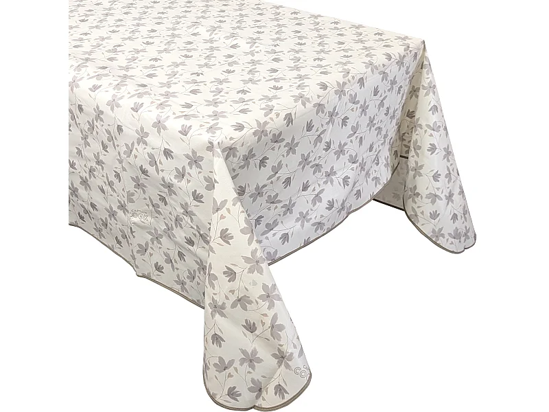 Nappe rectangulaire 130x160 cm antitaches BLOOM BLOOM beige