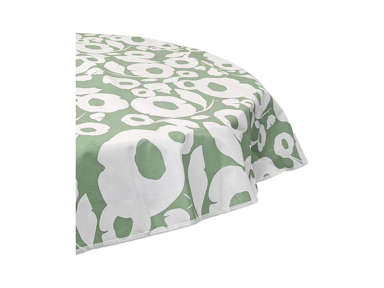 Nappe ronde 160 cm antitaches GRANDIR vert