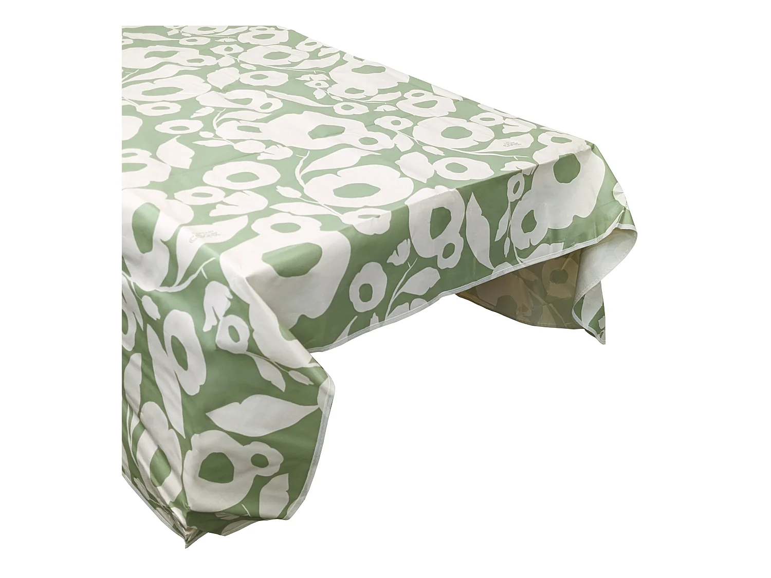 Nappe rectangulaire 140x220 cm antitaches GRANDIR vert