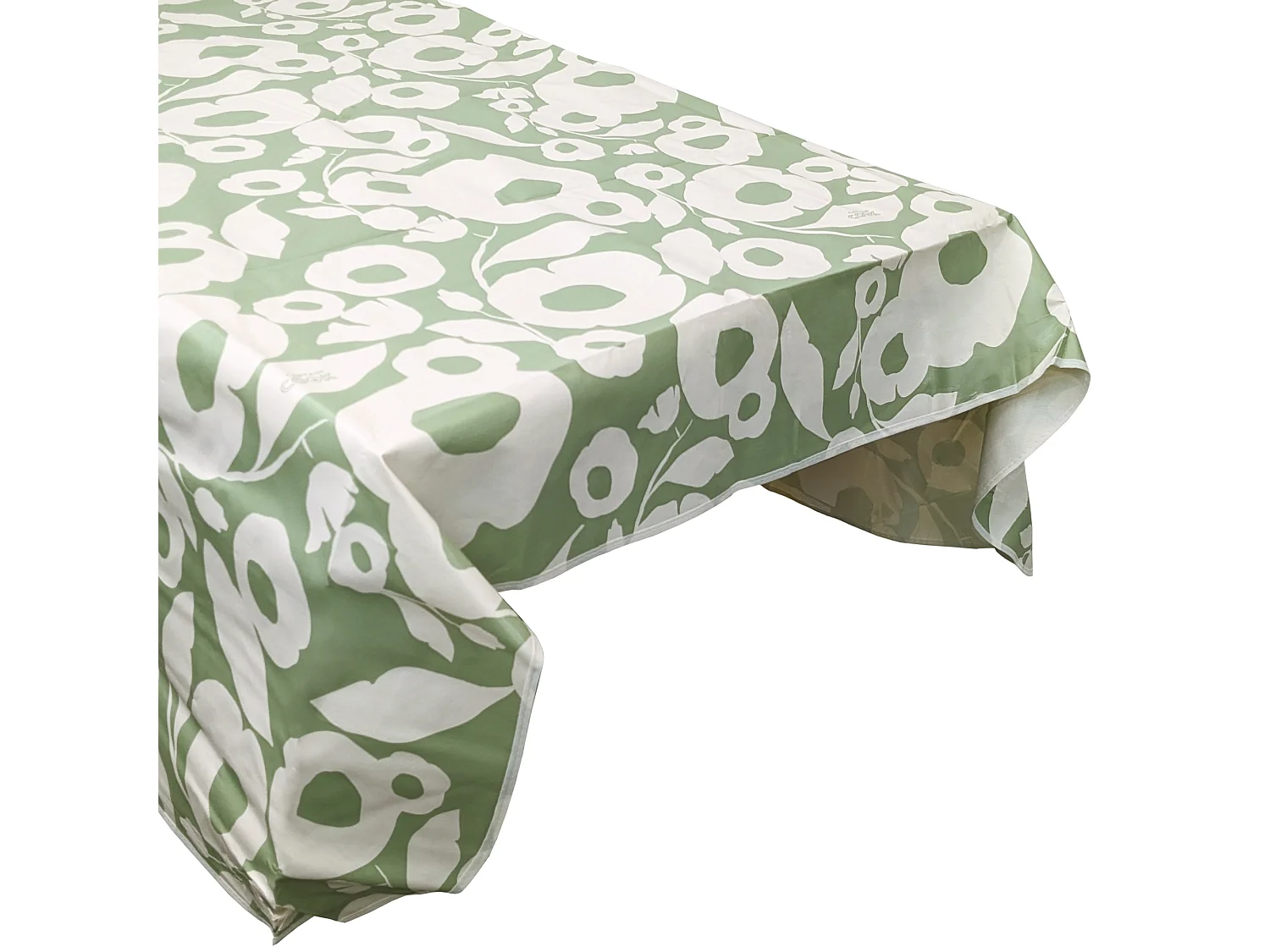 Nappe rectangulaire 140x220 cm antitaches GRANDIR vert