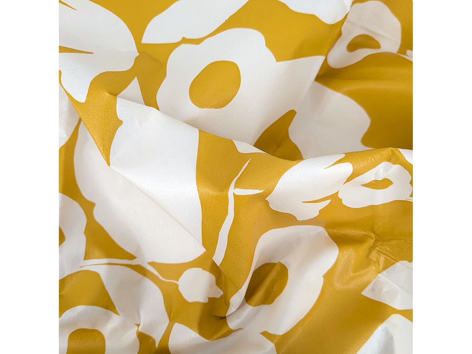 Nappe ronde 160 cm antitaches GRANDIR jaune