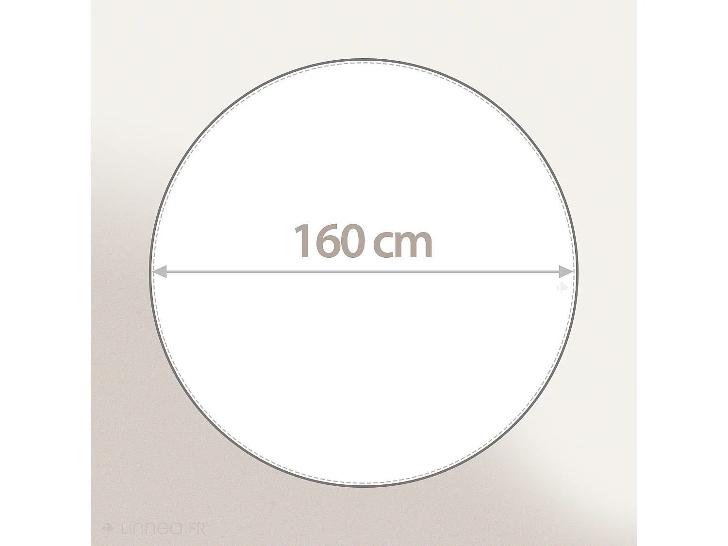 Nappe ronde 160 cm antitaches BLOOM BLOOM jaune