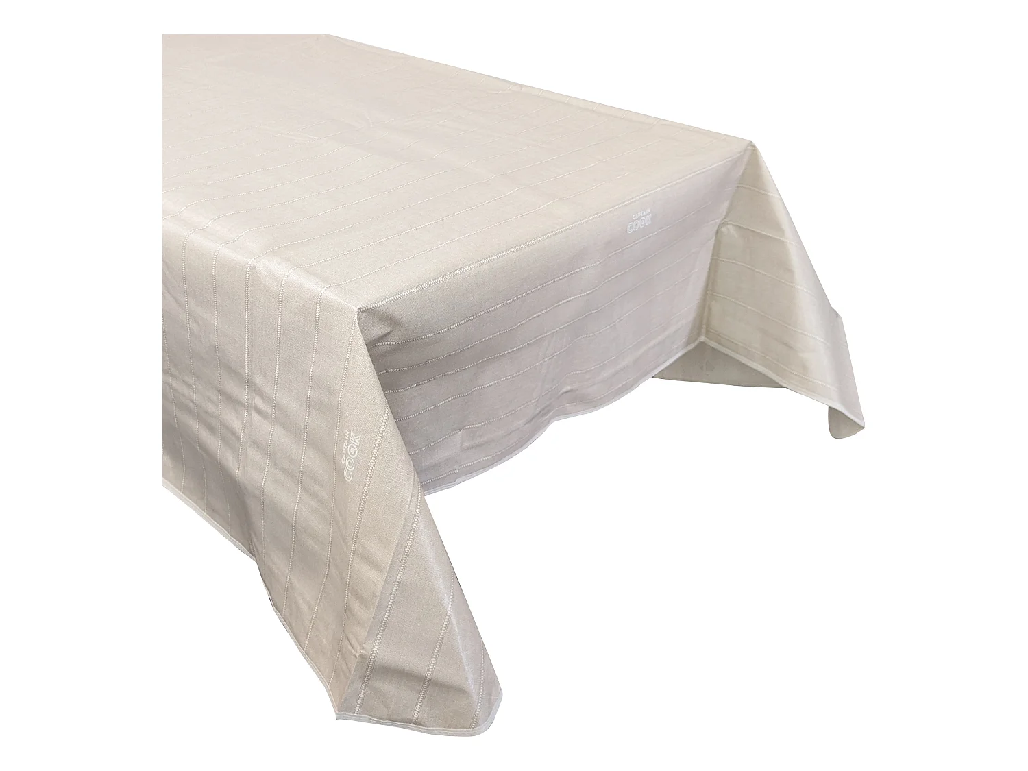 Nappe rectangulaire 140x180 cm antitaches BALANCE couleur beige