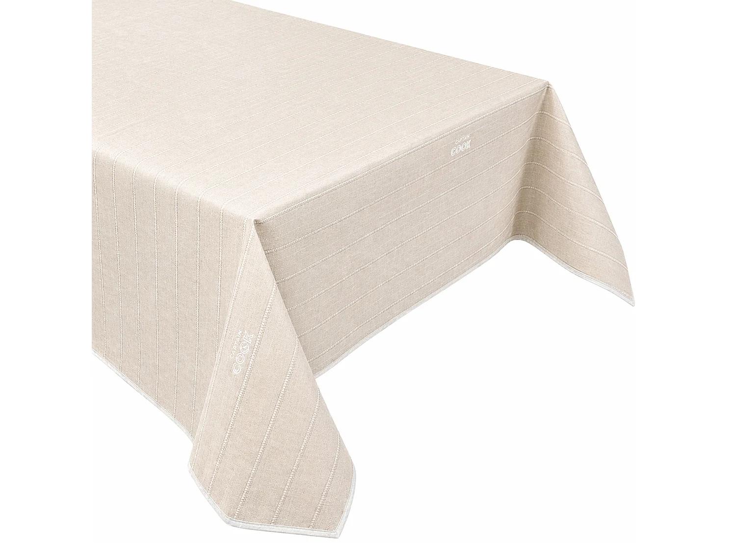 Nappe rectangulaire 140x180 cm antitaches BALANCE couleur beige
