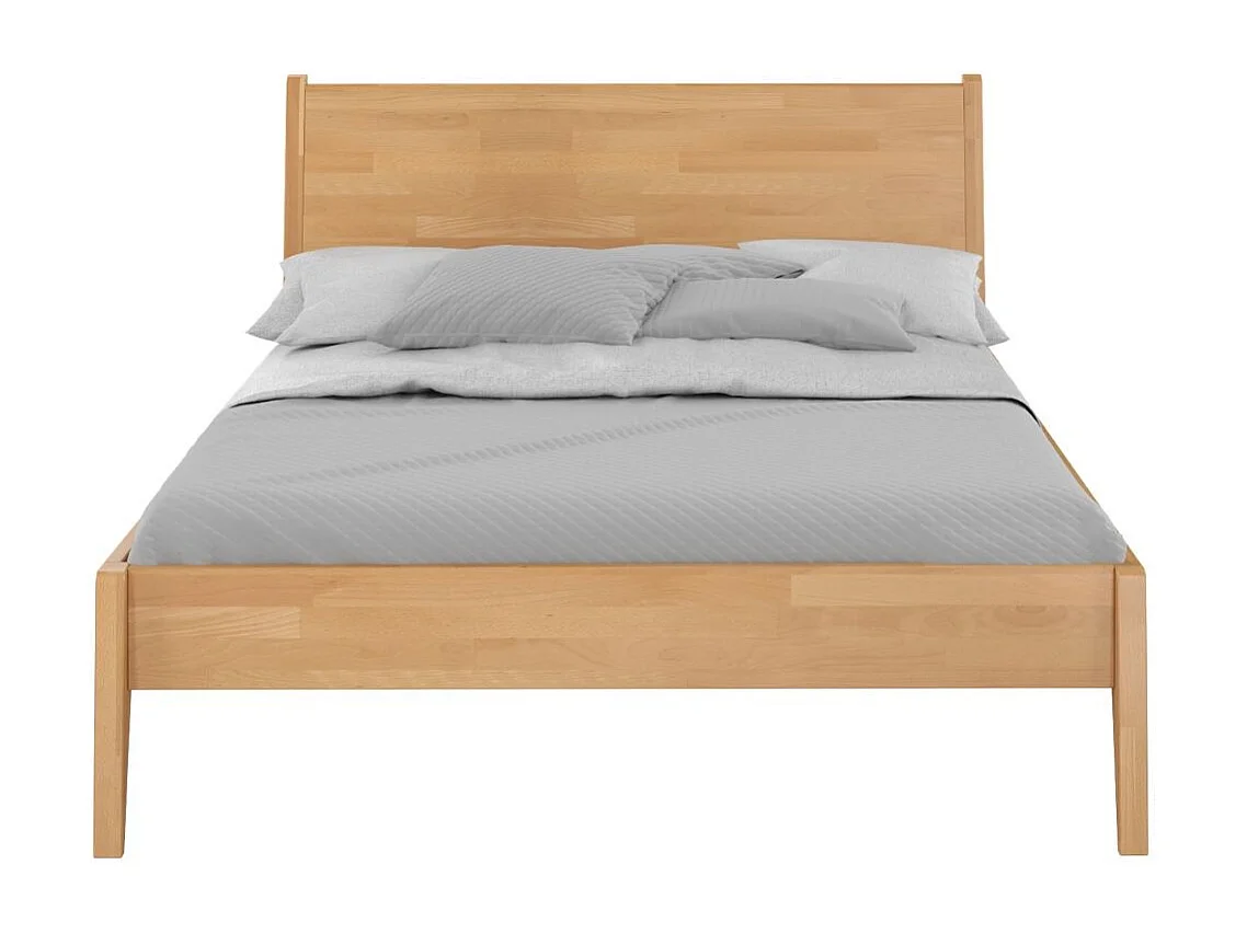 Łóżko bukowe Visby RADOM, 140x200, naturalny