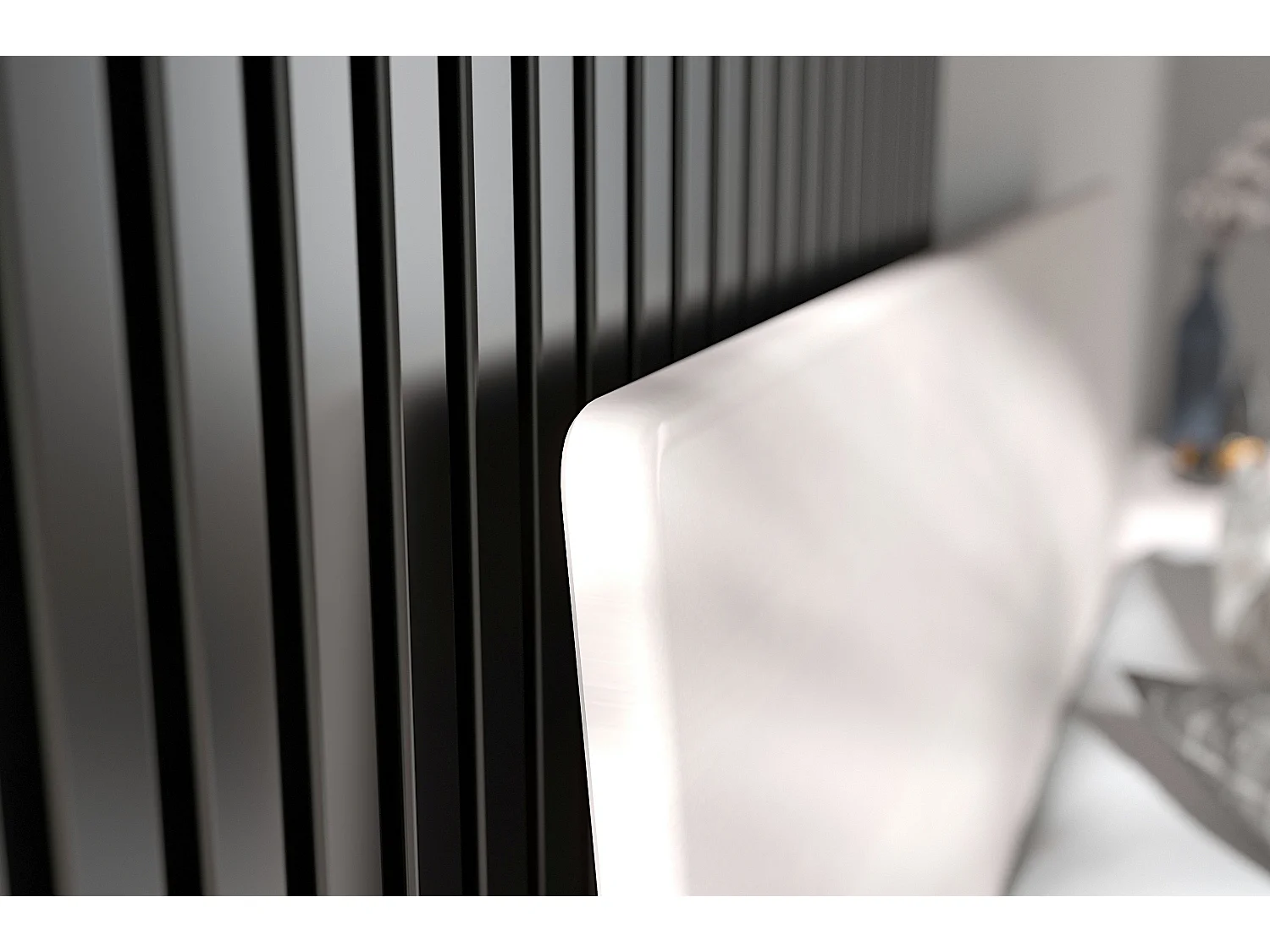 Łóżko bukowe Visby AMMER / 180x200 cm, kolor biały