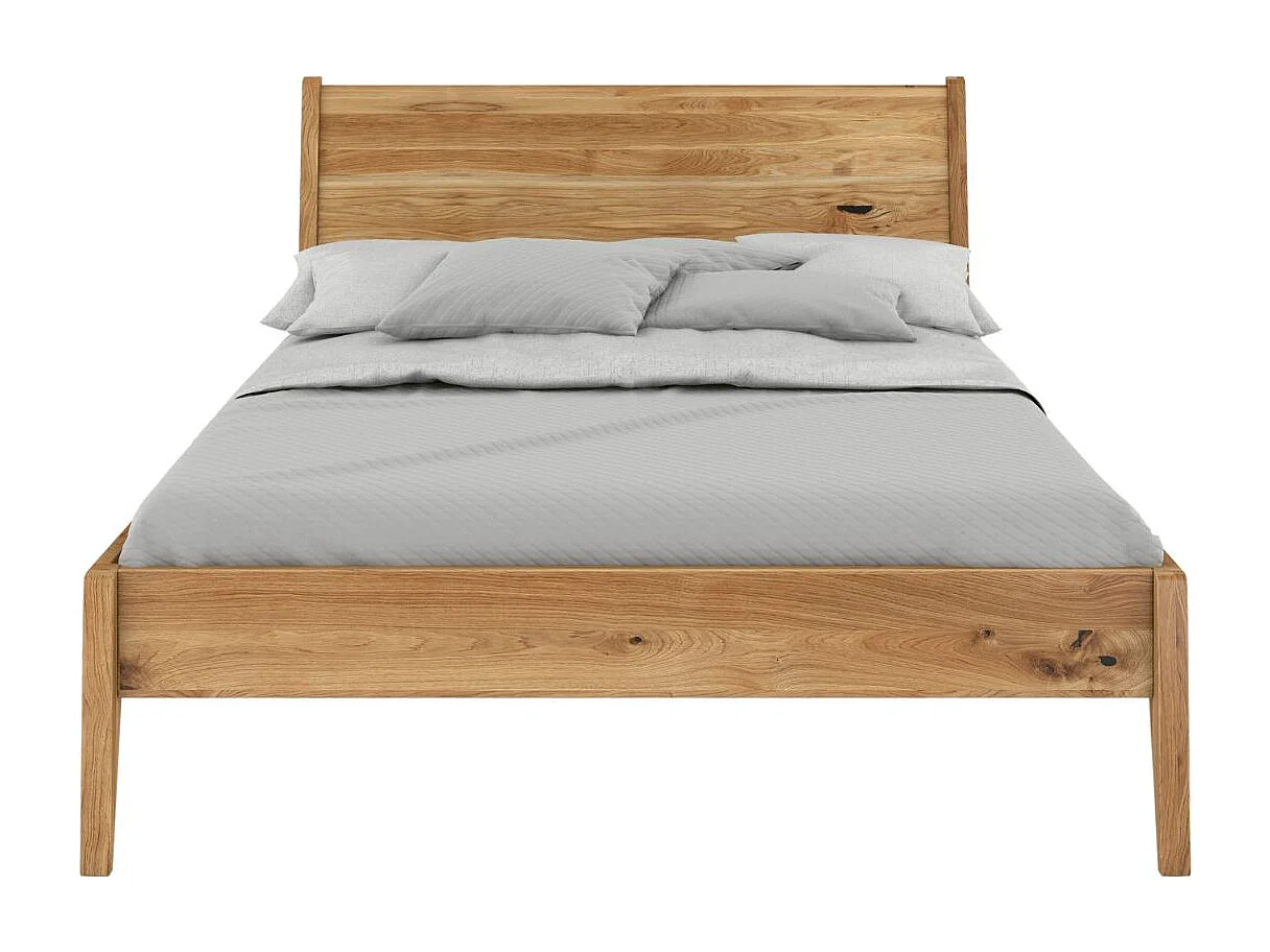Łóżko dębowe Visby RADOM, 180x200, lakier naturalny