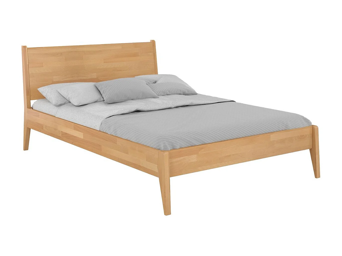 Łóżko bukowe Visby RADOM, 180x200, naturalny