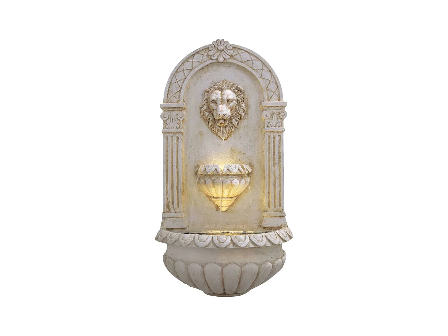 Ubbink Fontaine murale de jardin Acqua Arte Assoro Lion