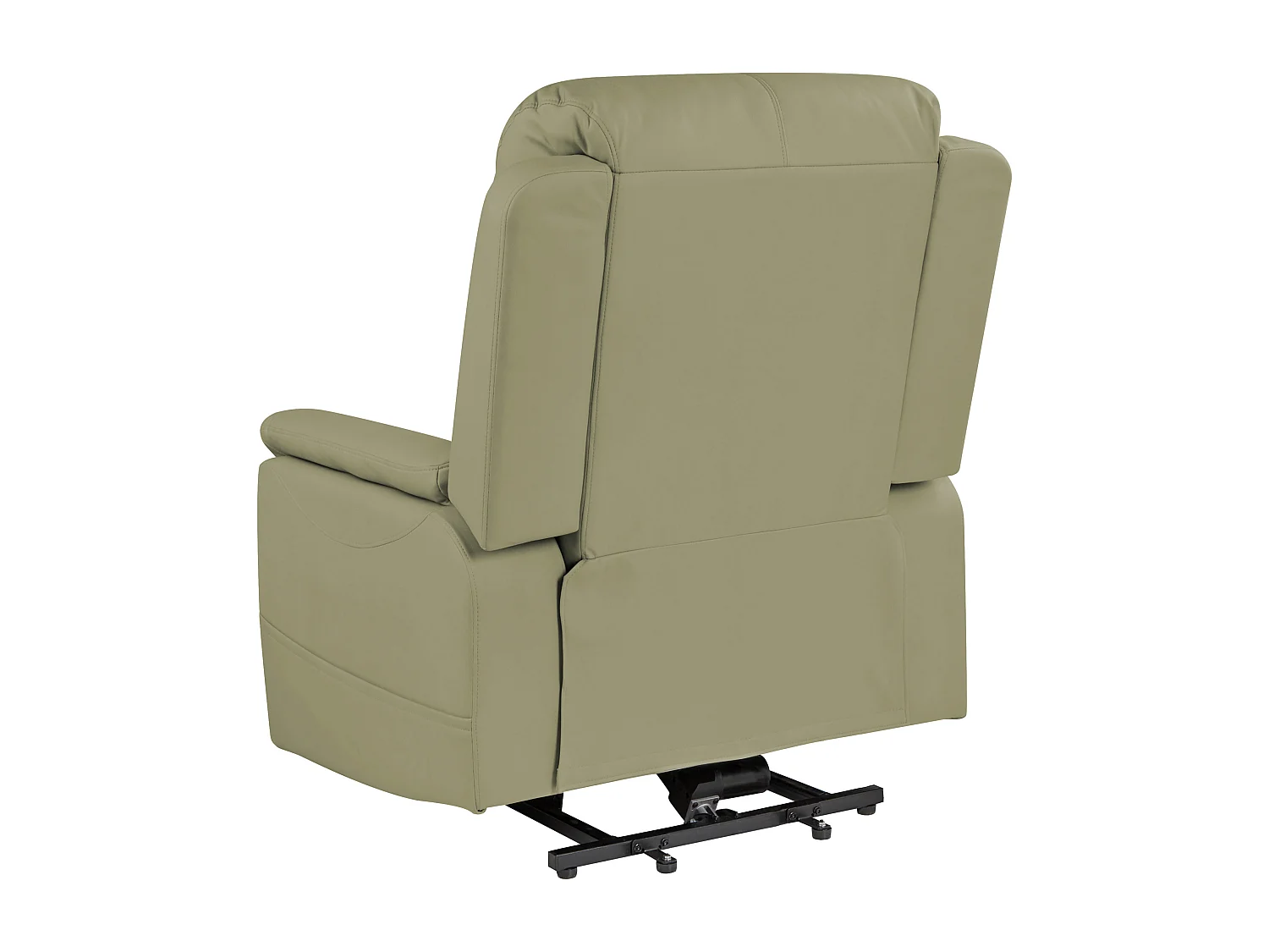 Fauteuil inclinable électrique GLORIE massant Cuir PU Vert