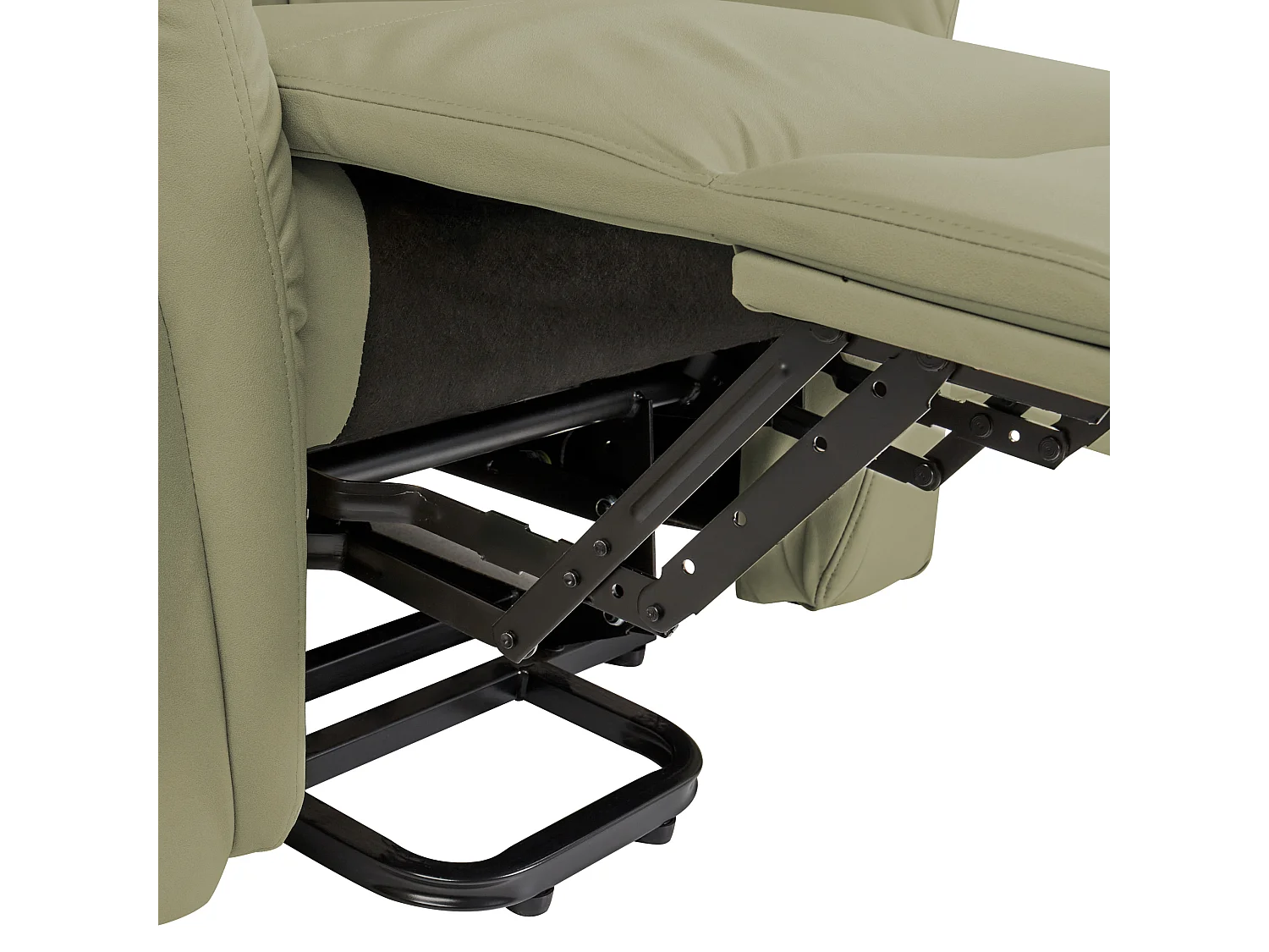 Fauteuil inclinable électrique GLORIE massant Cuir PU Vert