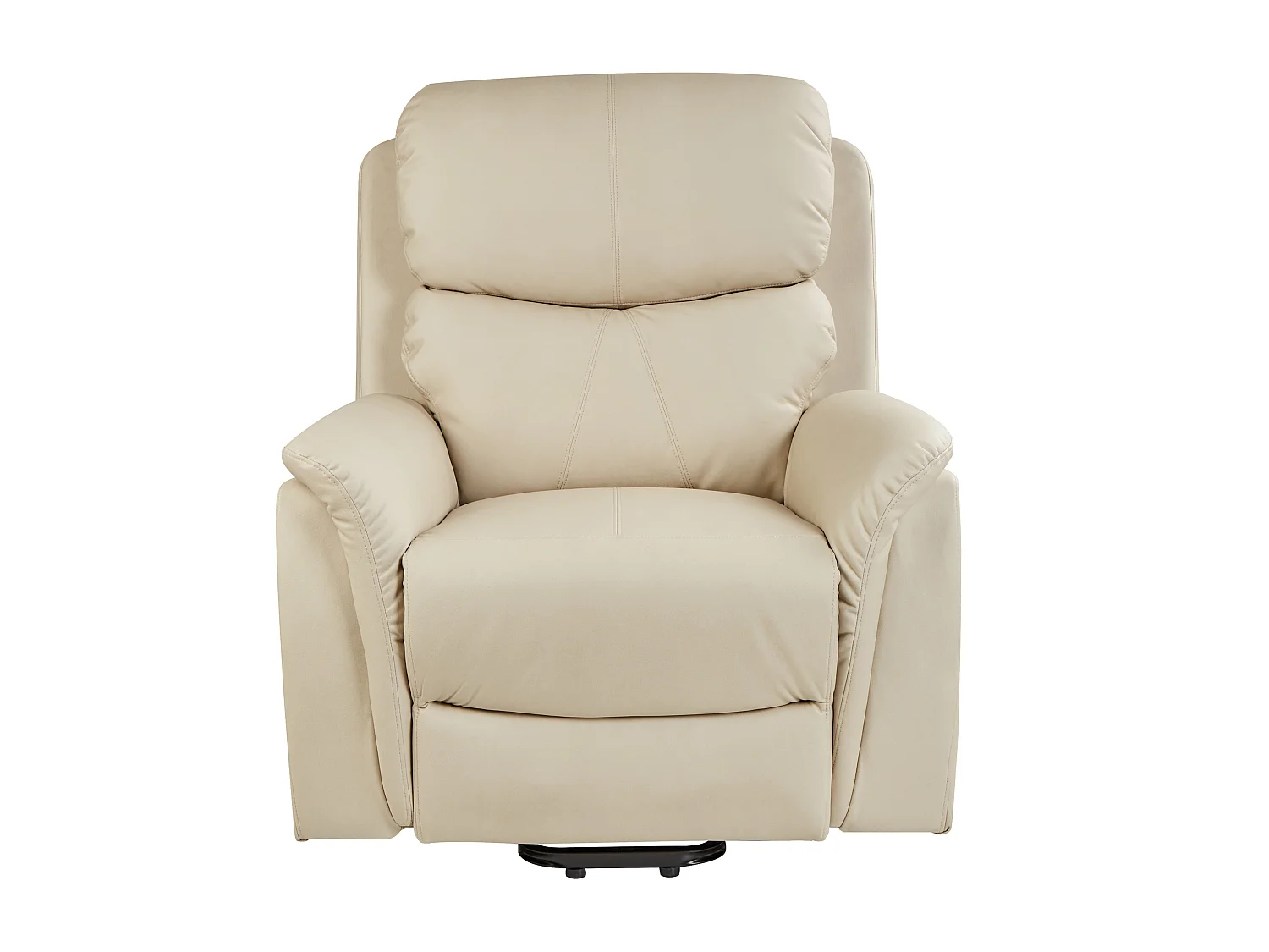 Fauteuil inclinable électrique GLORIE massant Cuir PU Beige clair