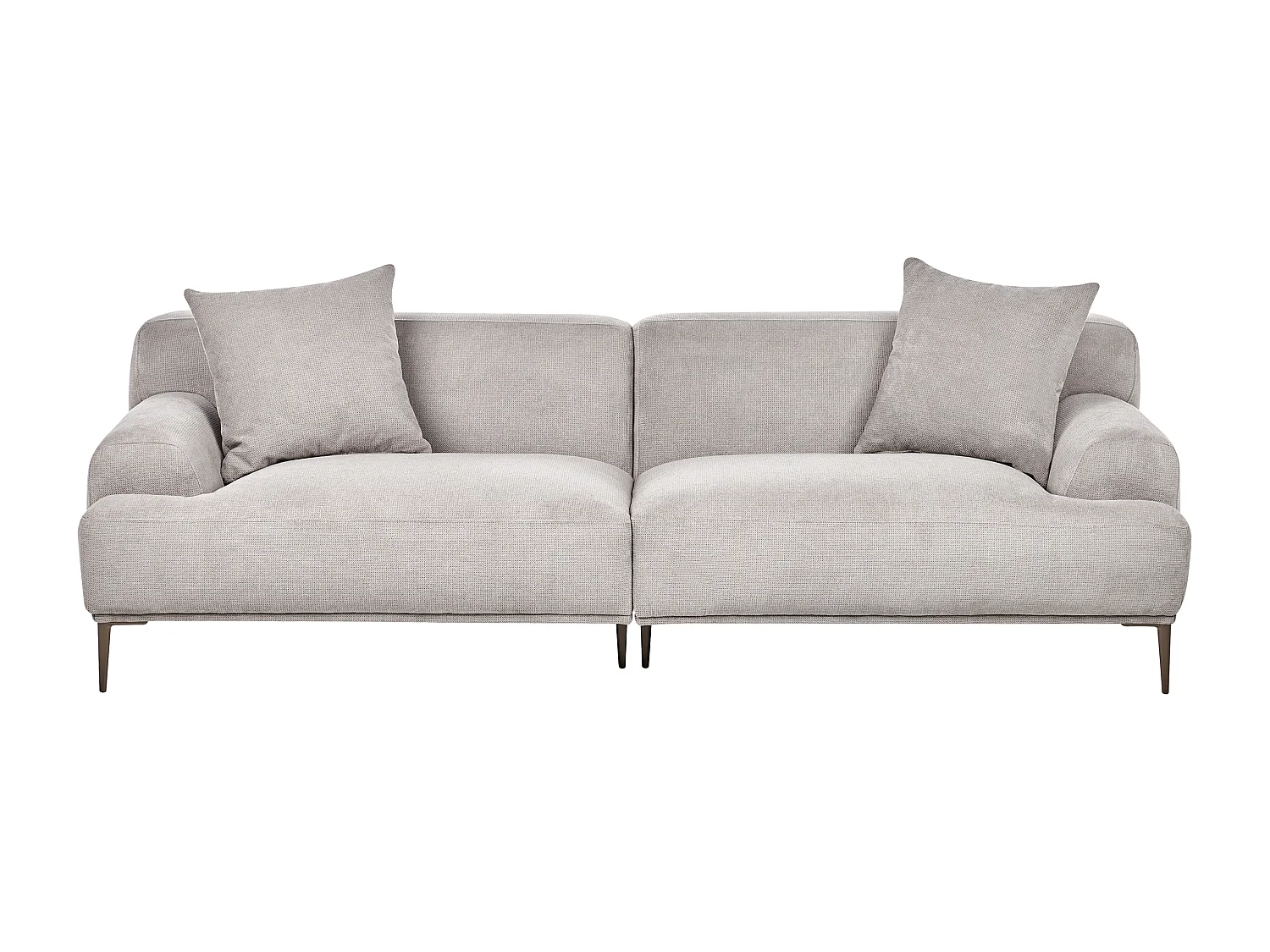 Canapé 3 places MATILA Tissu Gris clair