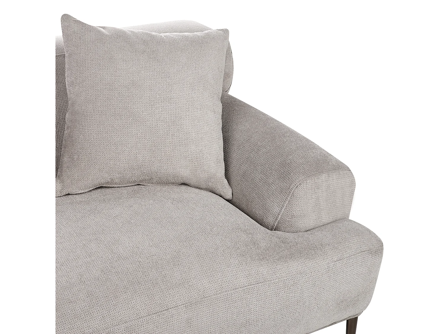 Canapé 3 places MATILA Tissu Gris clair