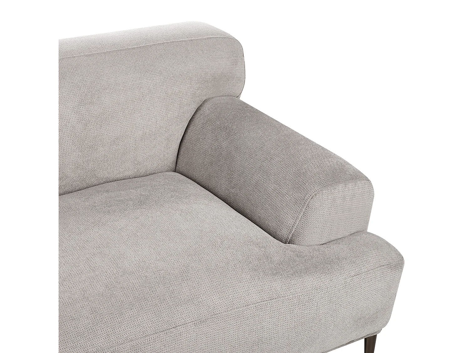 Sofá MATILA Tela Gris claro 3 plazas