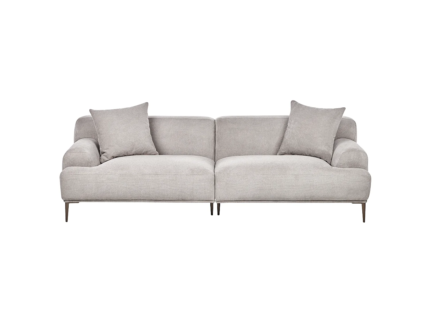 Bank MATILA Stof Lichtgrijs 3-zitter