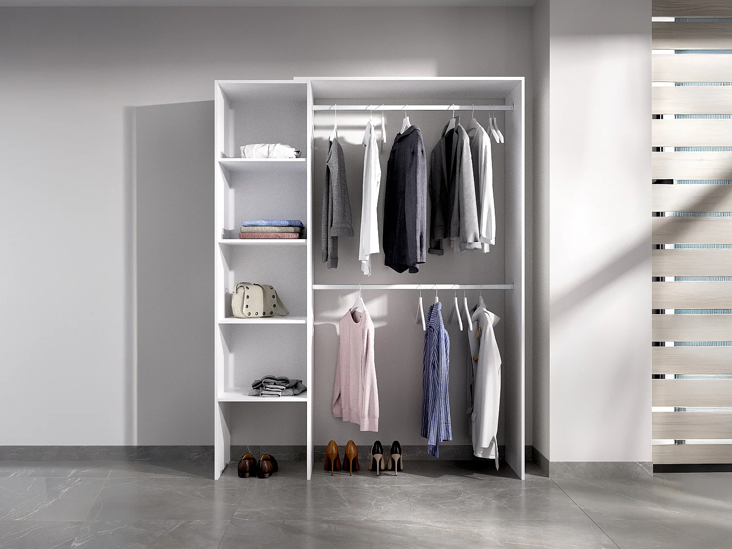 Dressing extensible - L110/140 cm - Blanc - BELVANA