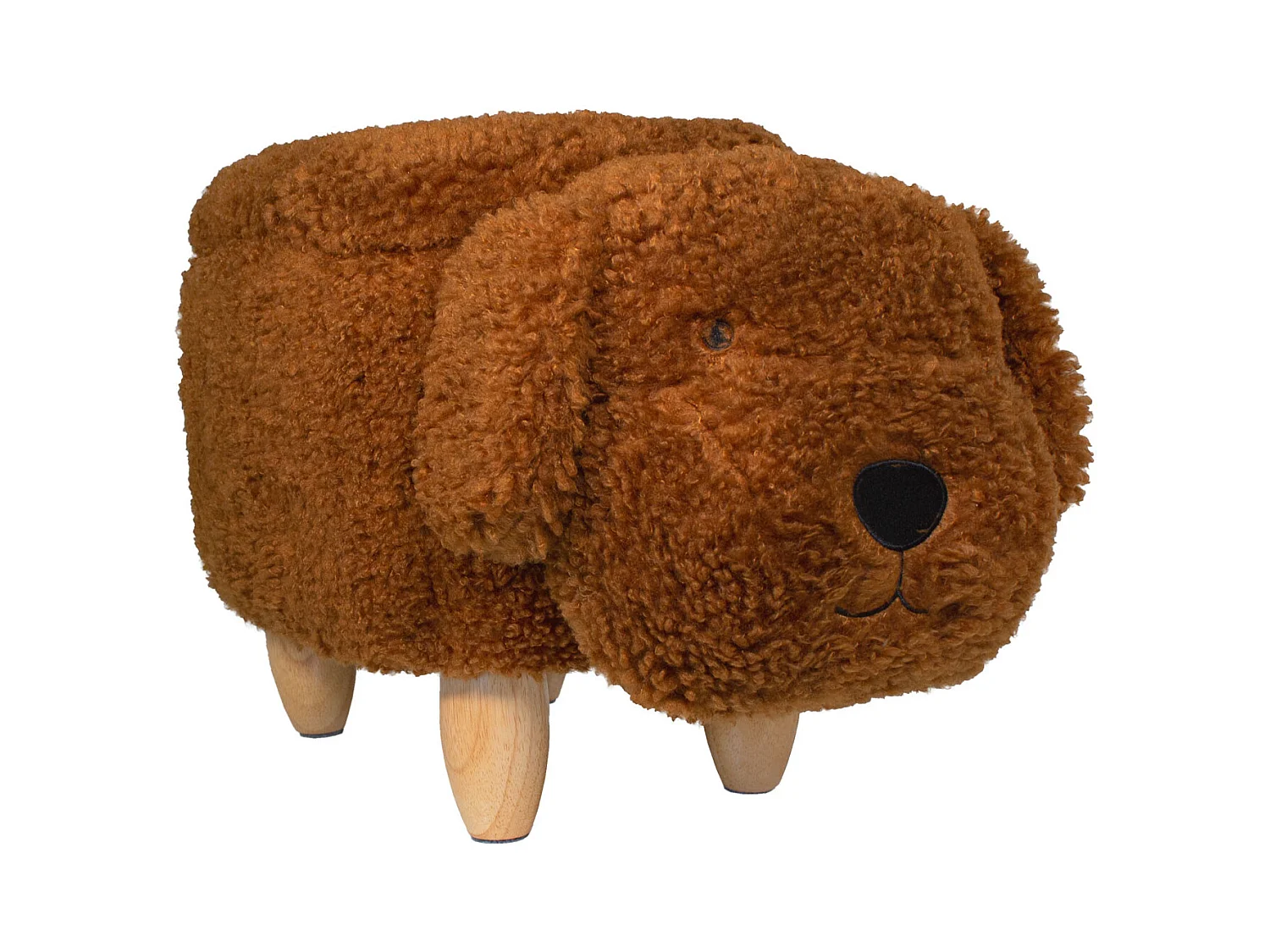 TIERHOCKER mit Staufach Pudel