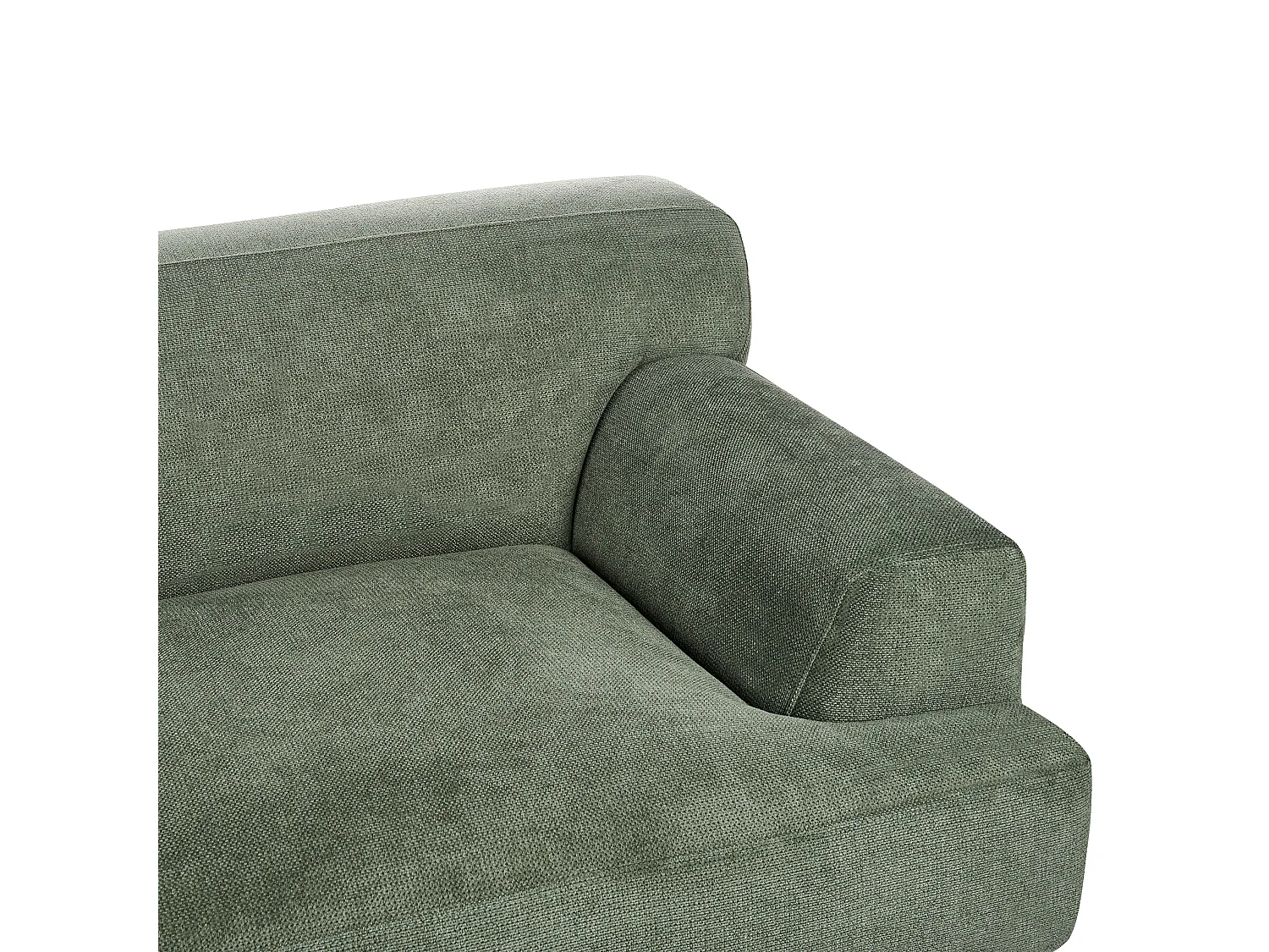 Sofa MATILA Stoff Grün 3-Sitzer