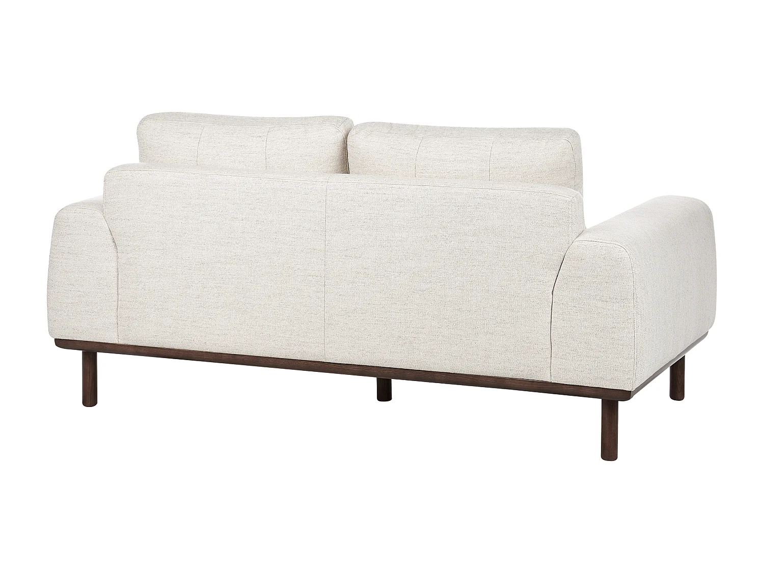Sofa LAURILA Stoff Hellbeige 2-Sitzer