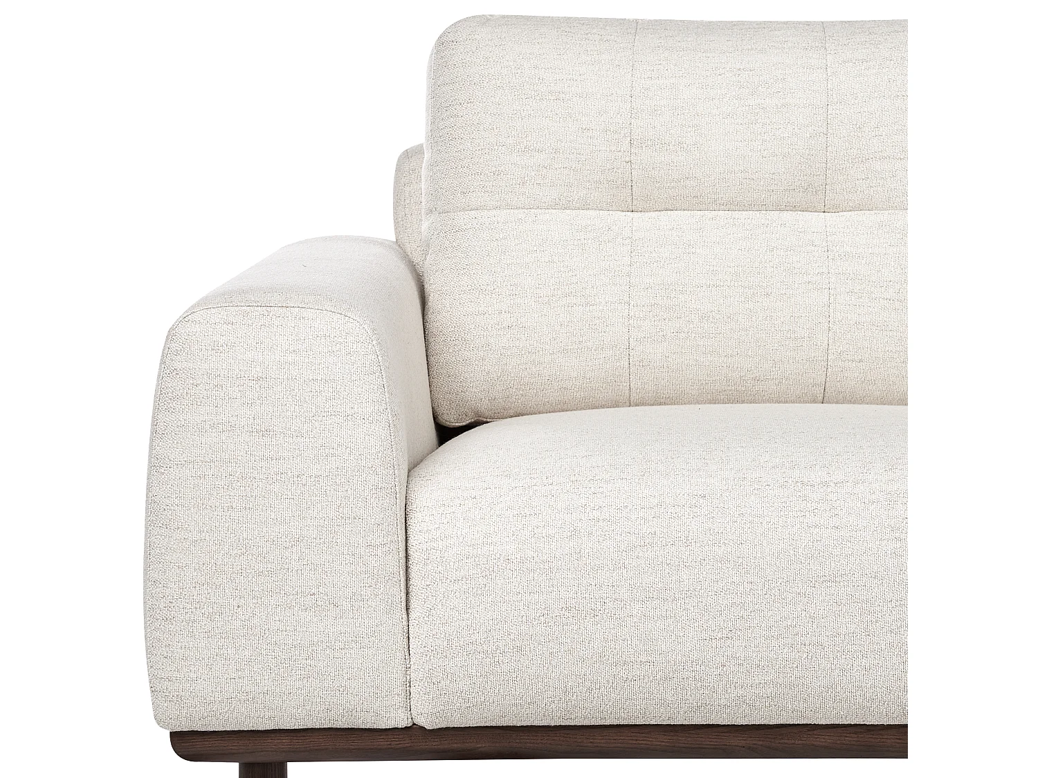 Sofa LAURILA Jasnobeżowy dla 2 osób