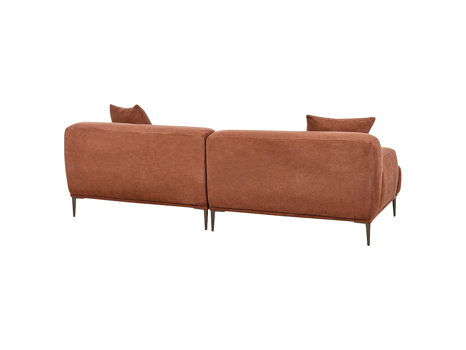 Sofa MATILA Stoff Goldbraun 3-Sitzer