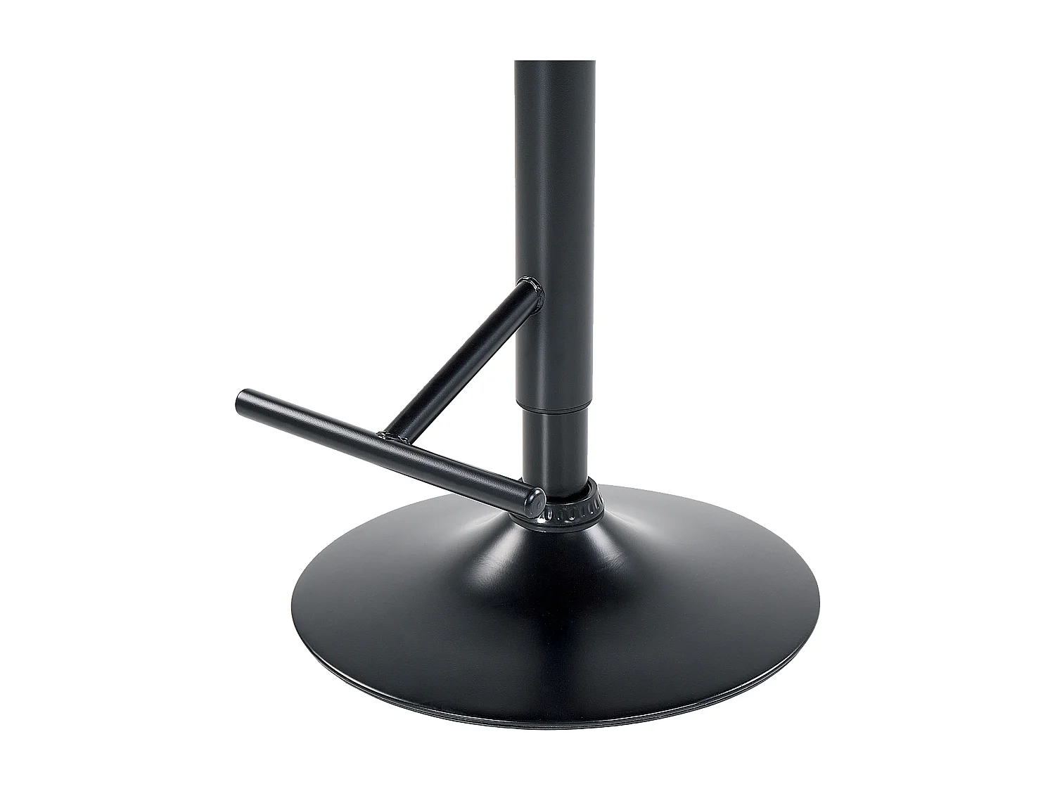 Lot de 2 chaises de bar PETERSBURG Cuir PU Noir