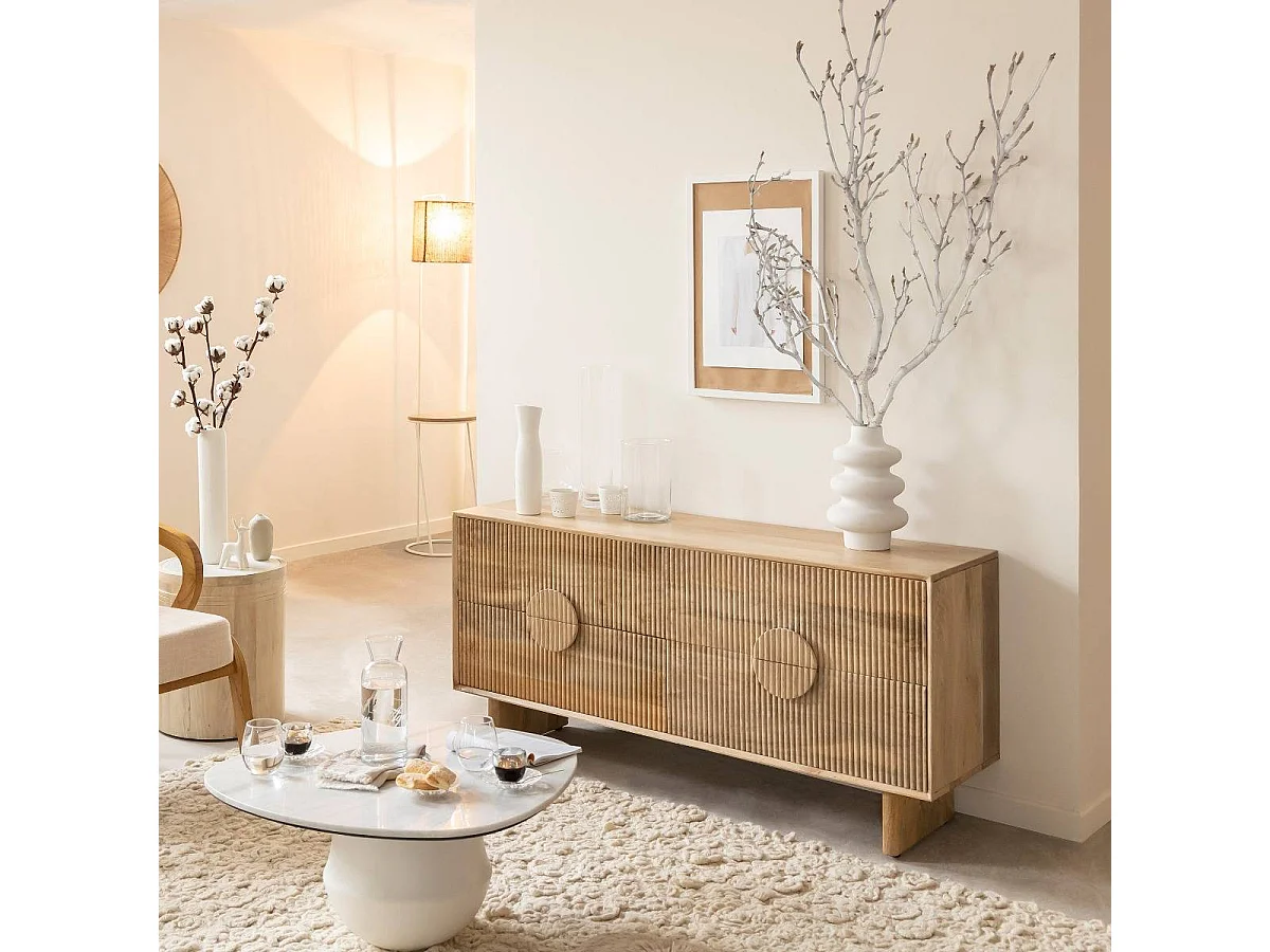 Commode en bois de manguier Ewan