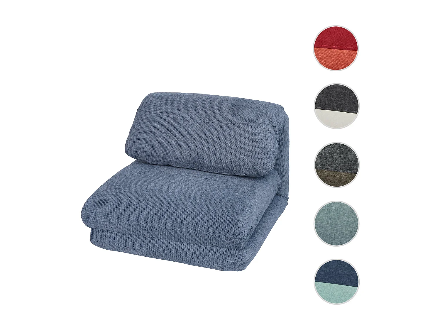 Cadeira-cama MCW-E68,  azul claro