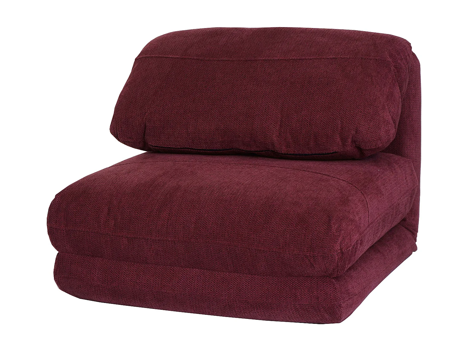 Sillón cama MCW-E68,  burdeos