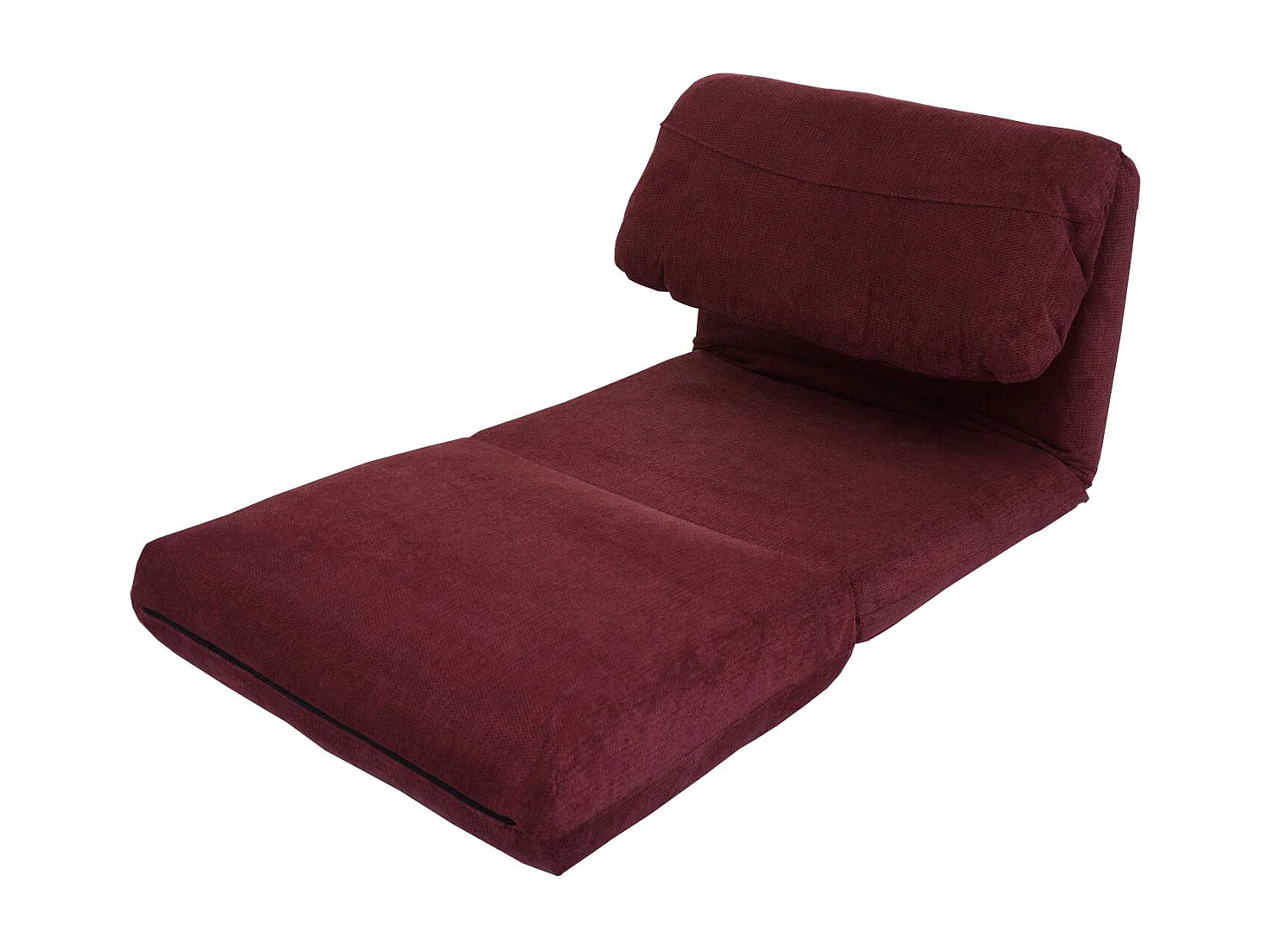 Sillón cama MCW-E68,  burdeos