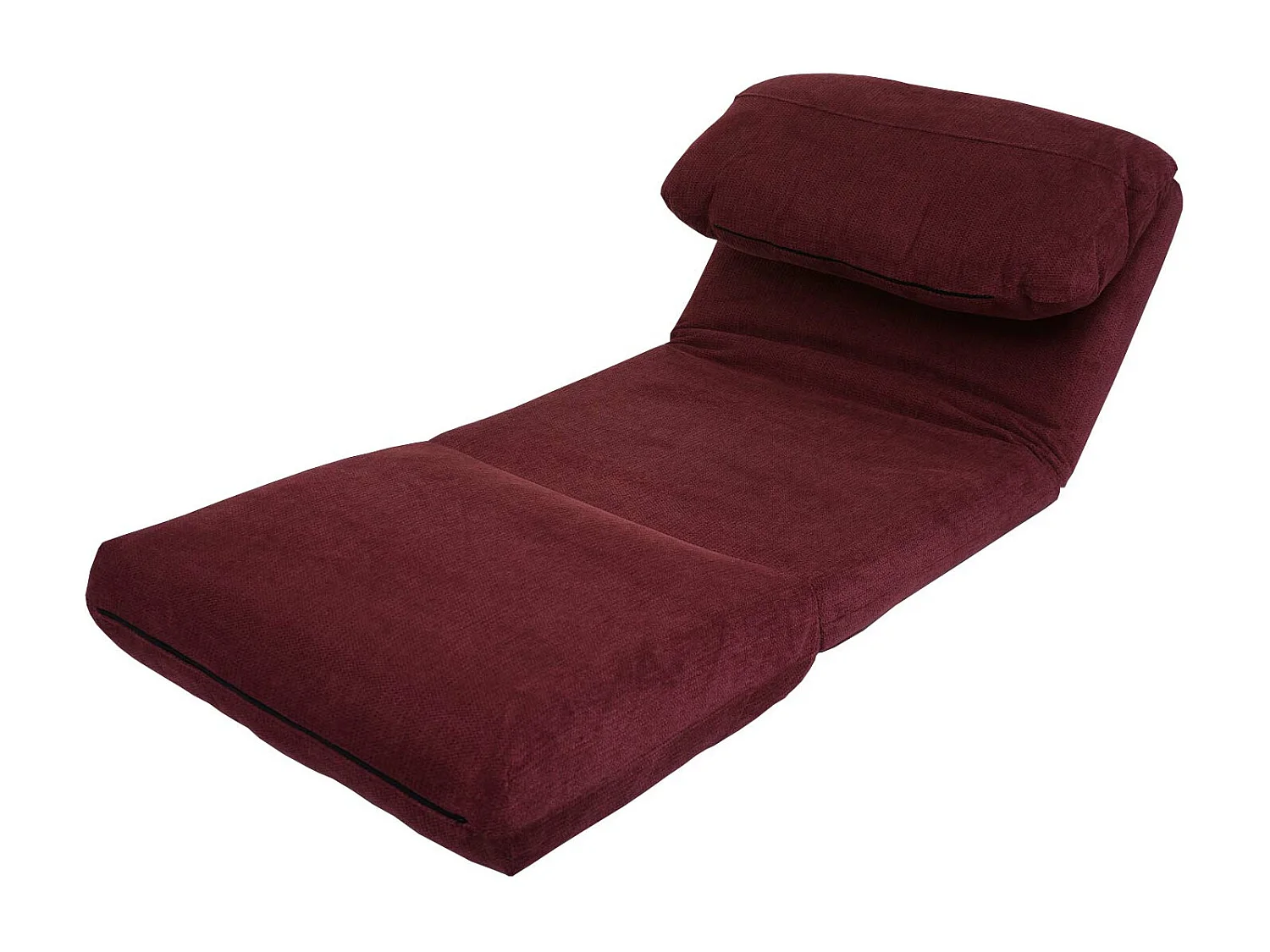 Sillón cama MCW-E68,  burdeos
