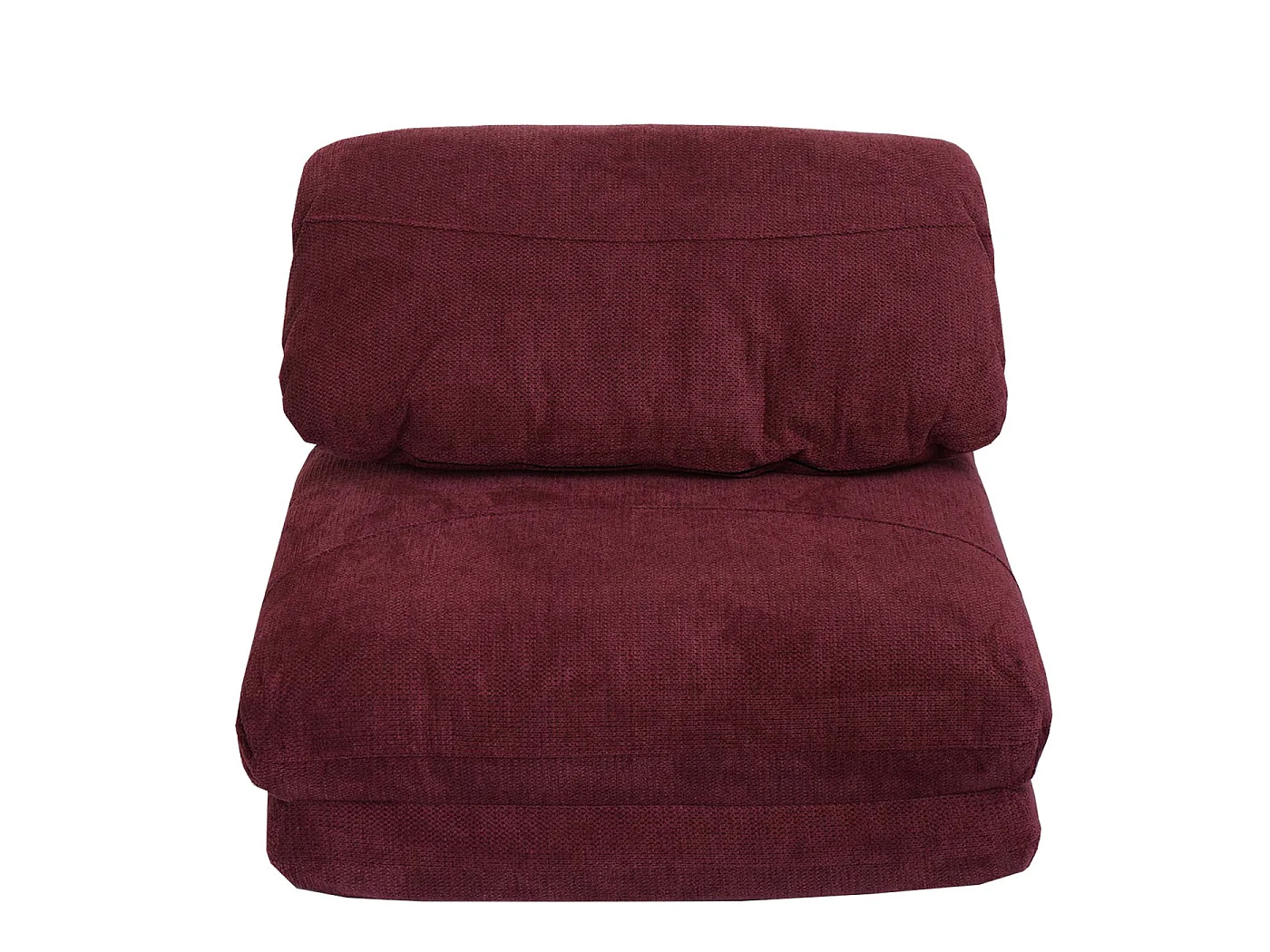 Fotel rozkładany MCW-E68,  bordeaux