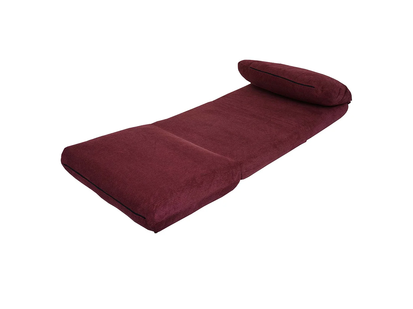 Fotel rozkładany MCW-E68,  bordeaux