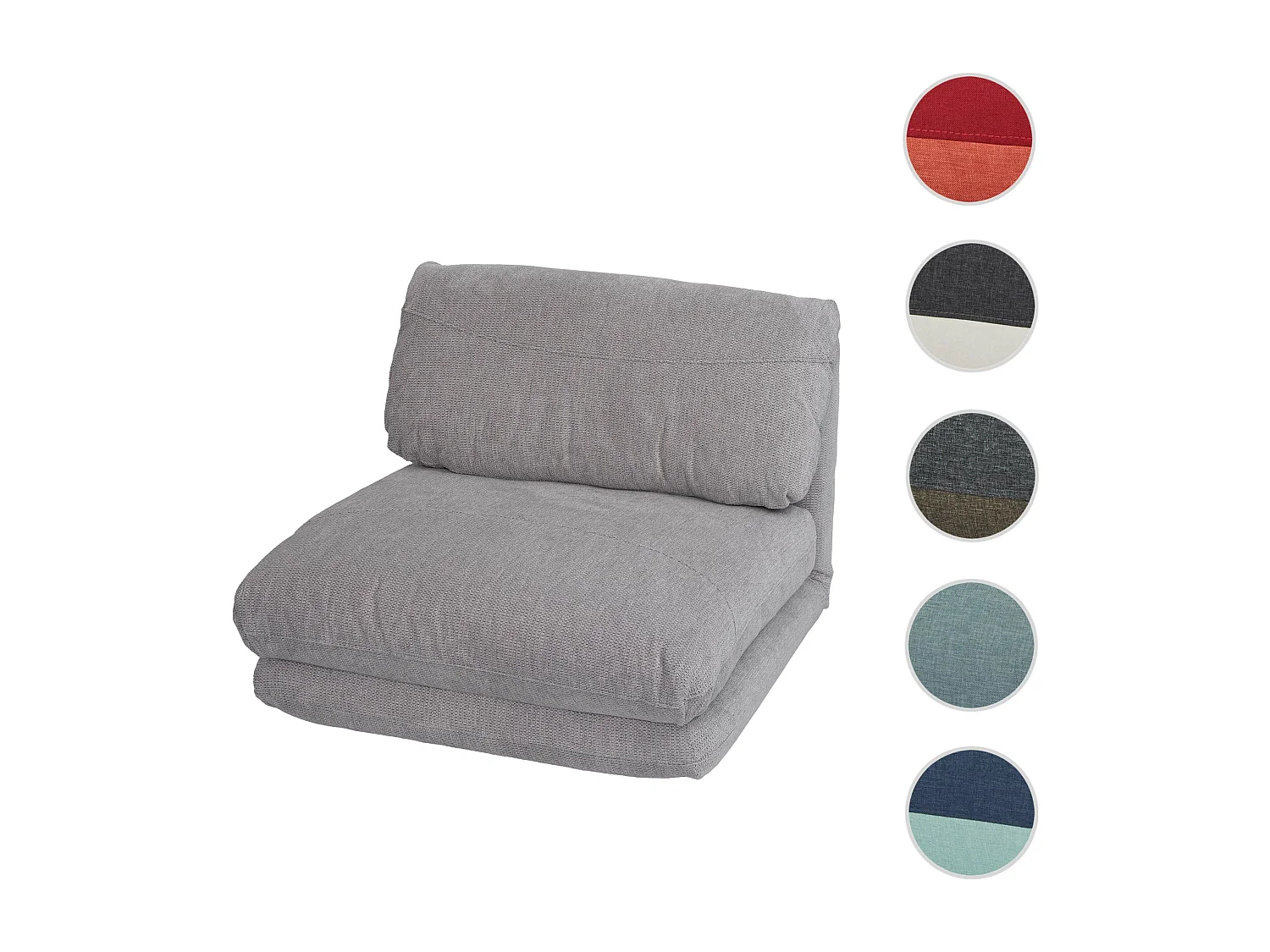 Fauteuil-lit MCW-E68,  gris clair