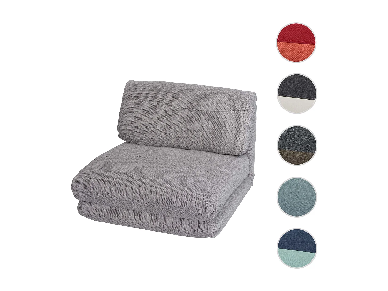 Cadeira-cama MCW-E68,  cinzento claro