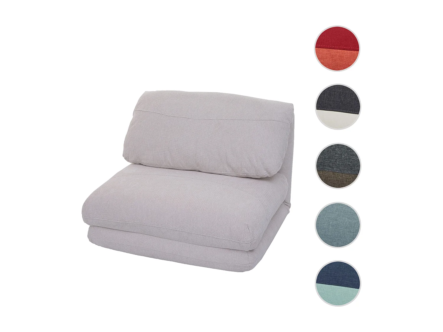 Cadeira-cama MCW-E68,  bege