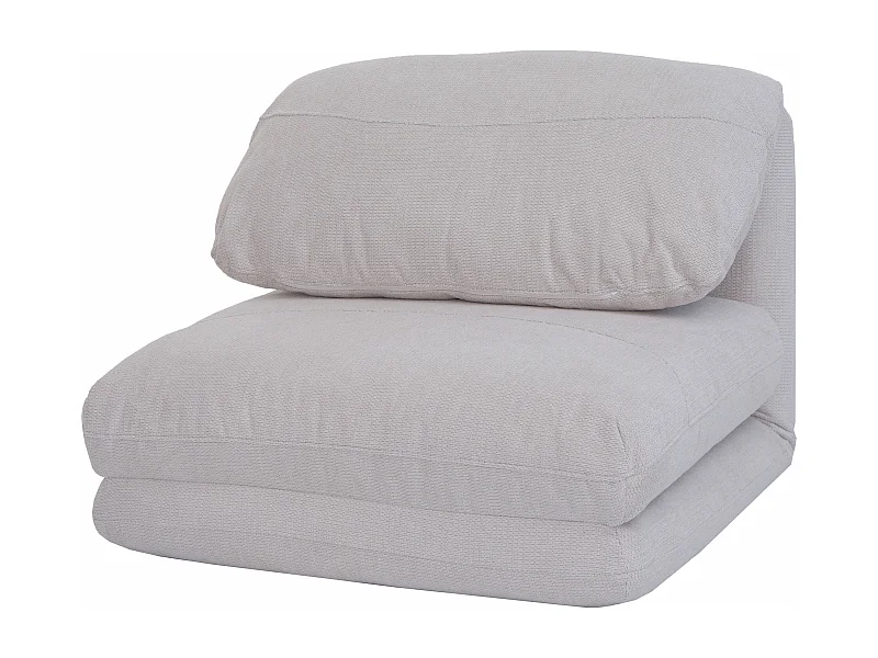 Fauteuil-lit MCW-E68,  beige
