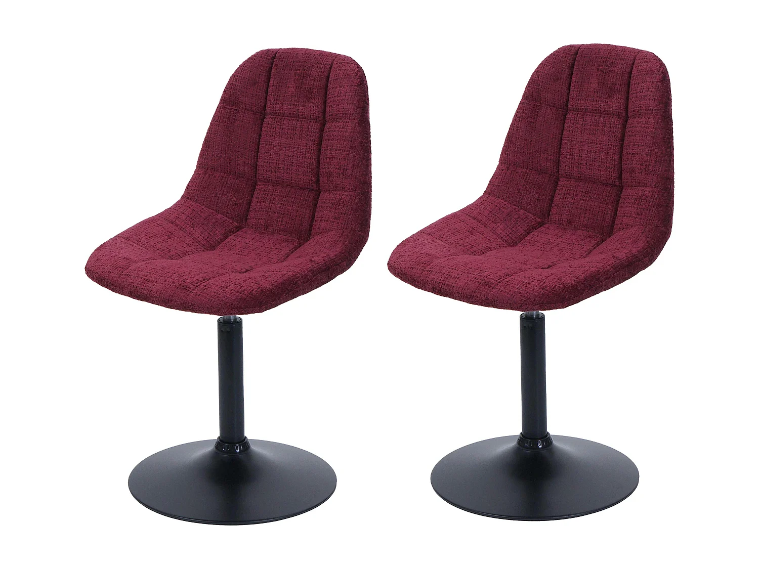 Eetkamerstoel MCW-A60 (set van 2),  bordeaux