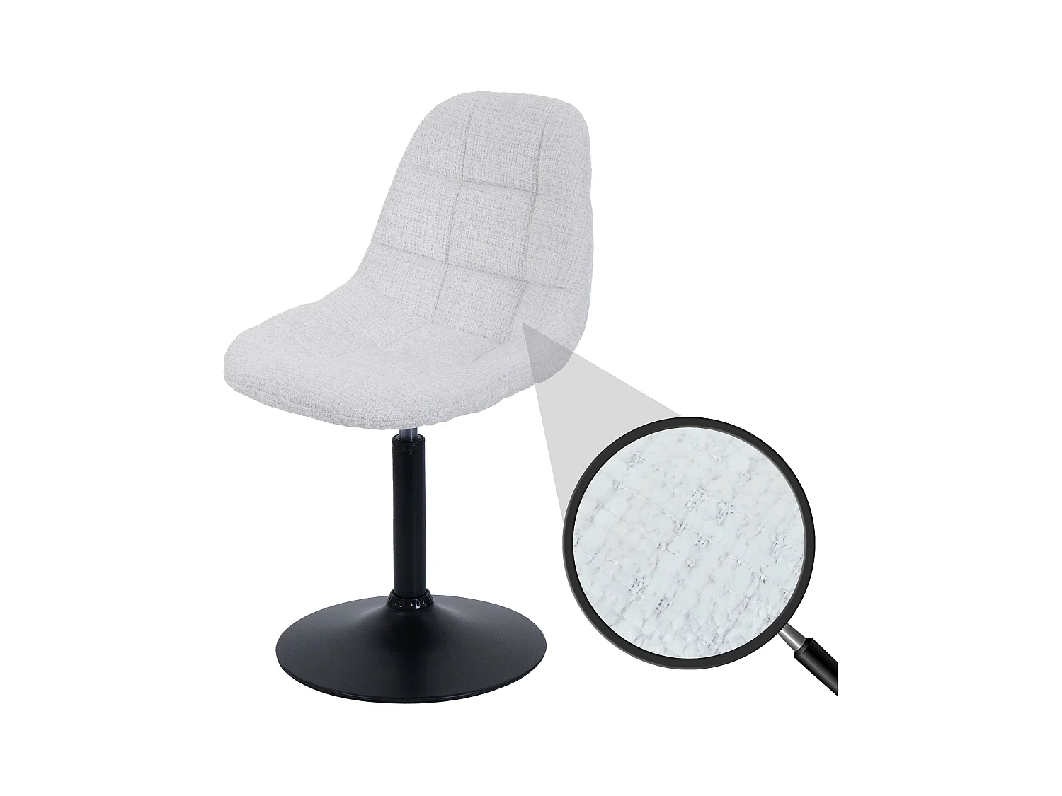 Chaise de salle à manger MCW-A60,  crème