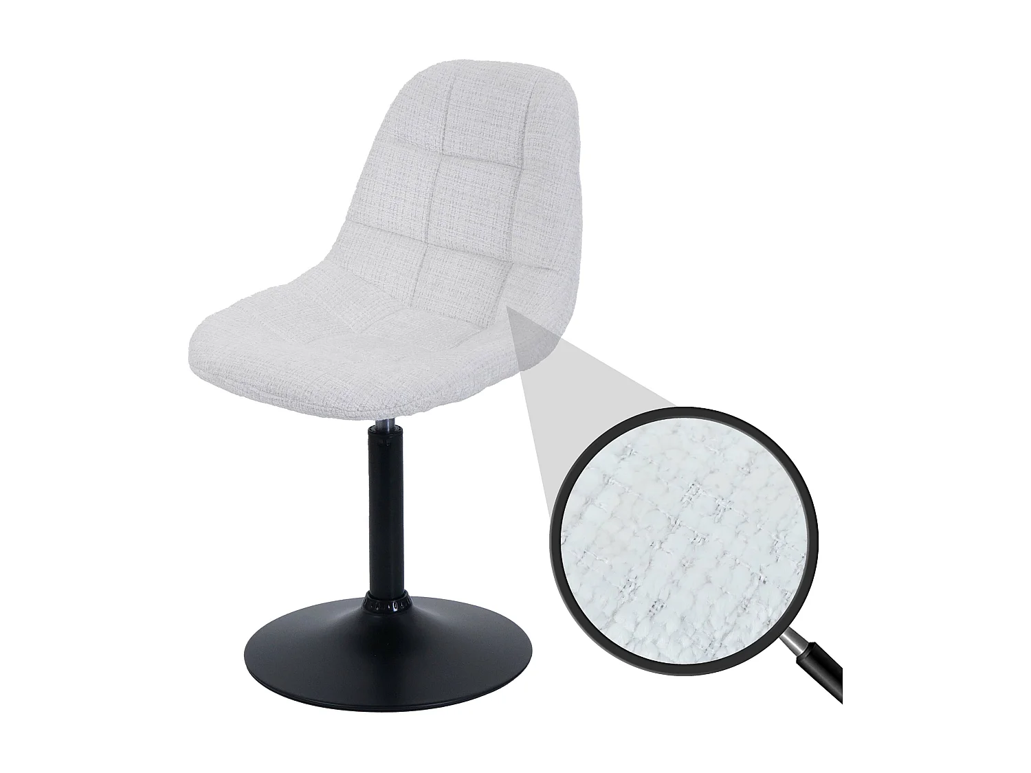 Chaise de salle à manger MCW-A60,  crème