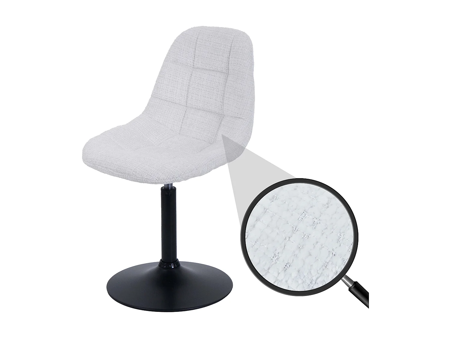 Chaise de salle à manger MCW-A60,  crème