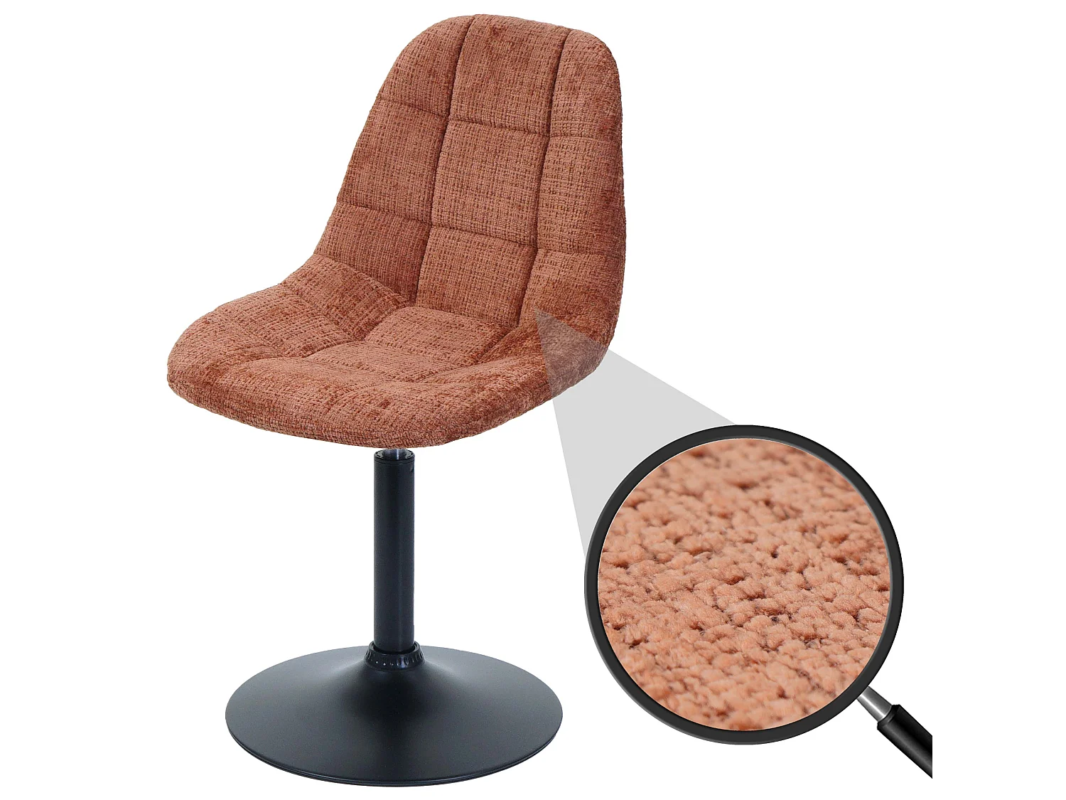 Chaise de salle à manger MCW-A60,  terre cuite