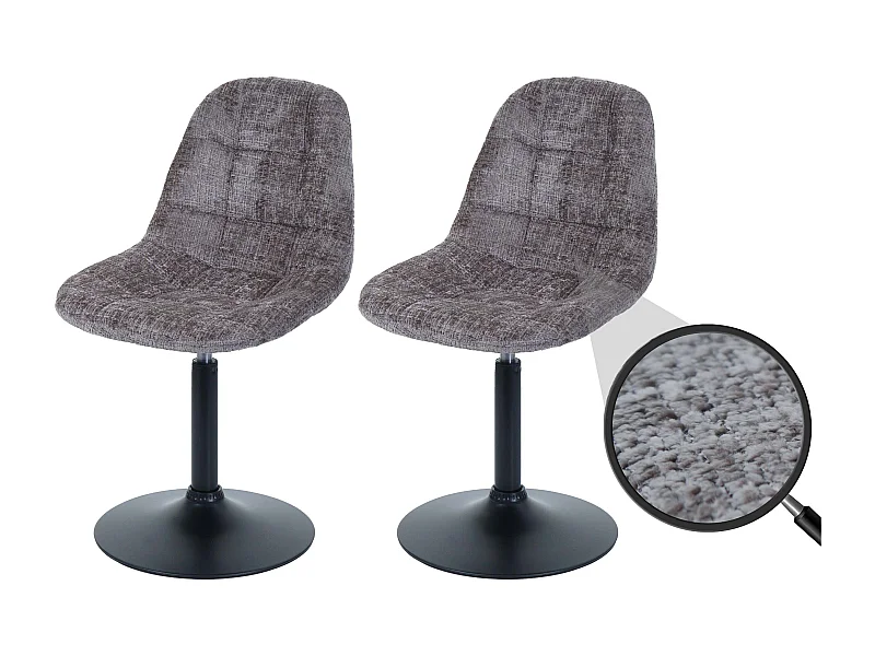 Cadeira de jantar MCW-A60 (conjunto de 2),  castanho