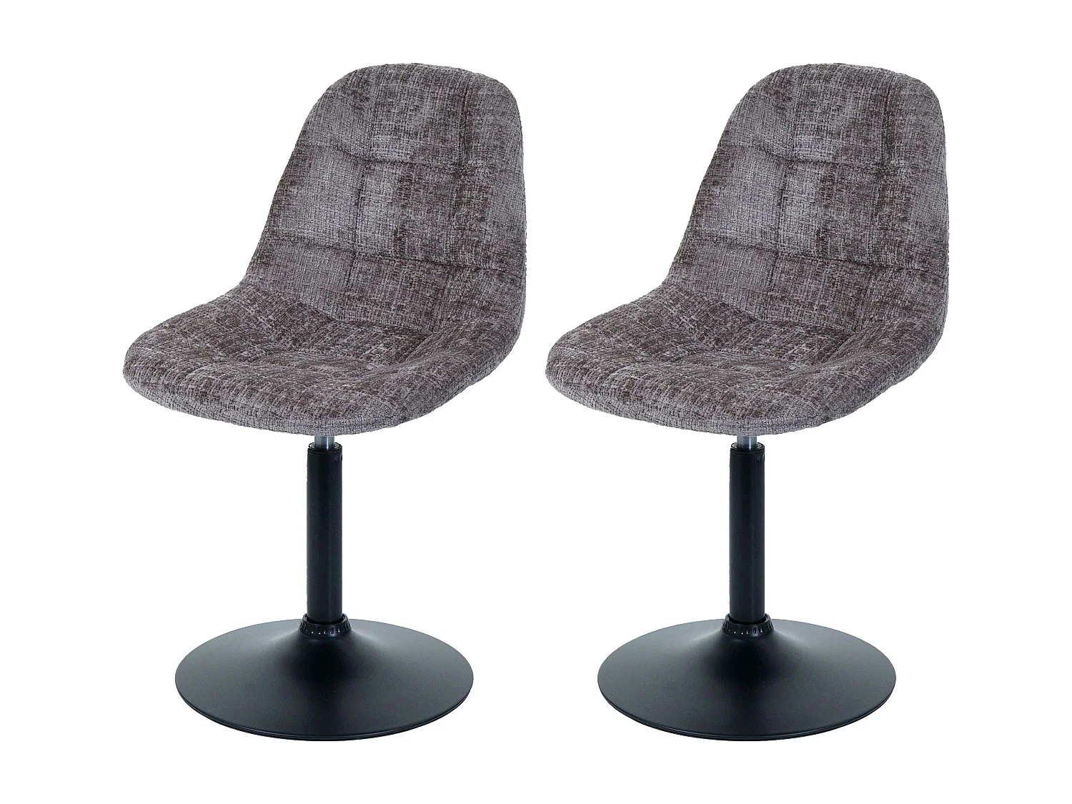 Chaise de salle à manger MCW-A60 (lot de 2),  marron