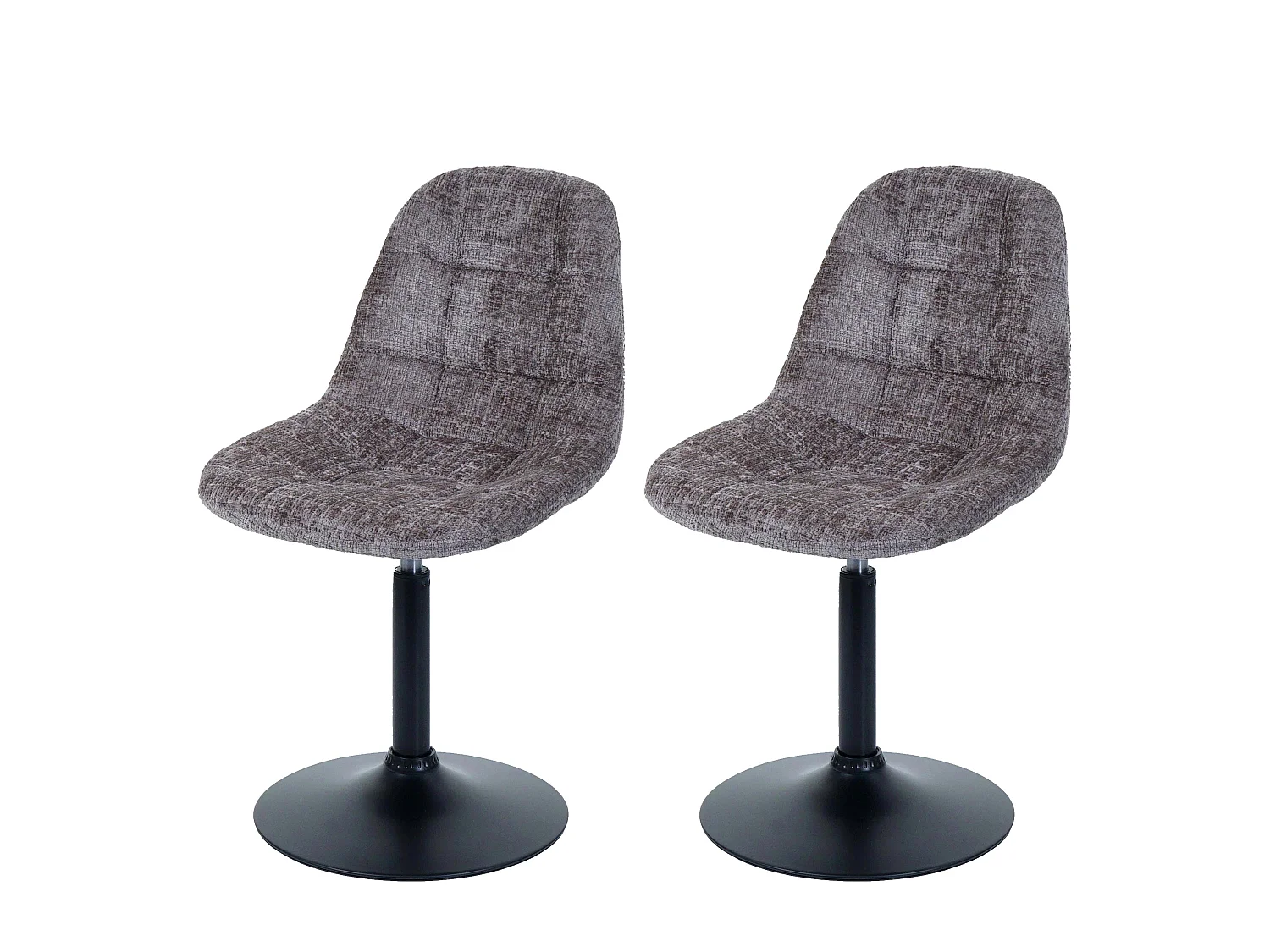 Chaise de salle à manger MCW-A60 (lot de 2),  marron